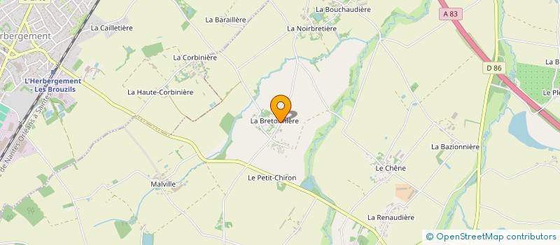 localisation de l'entreprise MADAME GHISLAINE SIMON à LES BROUZILS