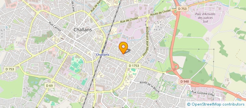 localisation de l'entreprise MADAME GHISLAINE SOUAZE à CHALLANS