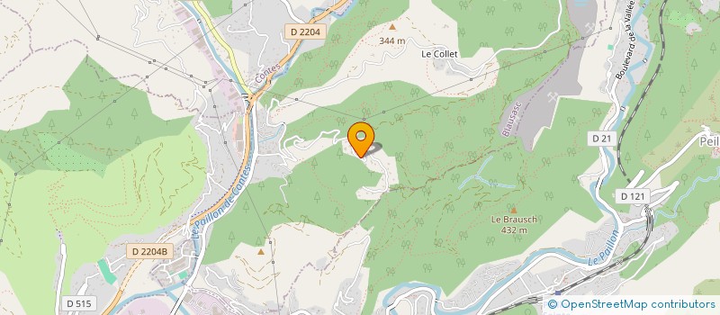 localisation de l'entreprise MADAME GHISLAINE TAMAGNA à BLAUSASC