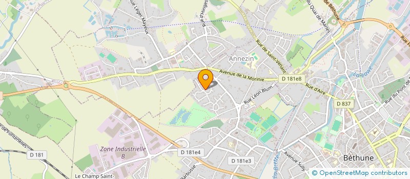 localisation de l'entreprise MADAME GHISLAINE TEINTENIER  SAILLY-LABOURSE