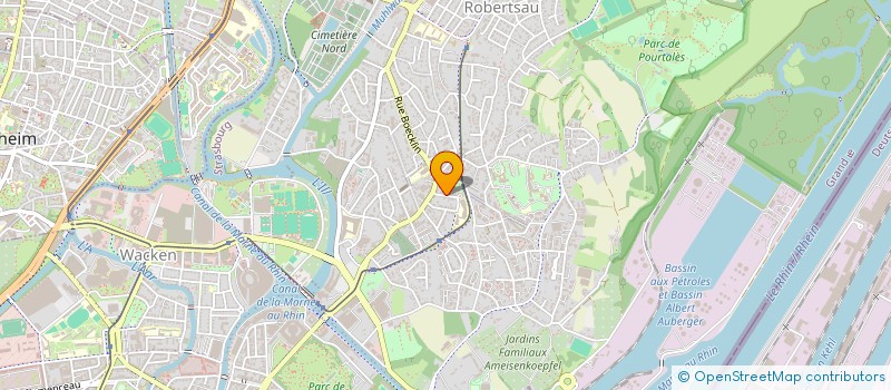 localisation de l'entreprise MADAME GHISLAINE TORTOSA à STRASBOURG