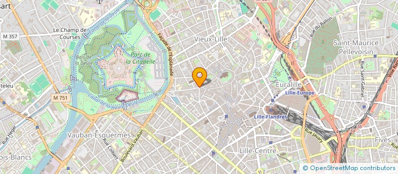 localisation de l'entreprise MADAME GHISLAINE VANBAELINGHEM à LILLE