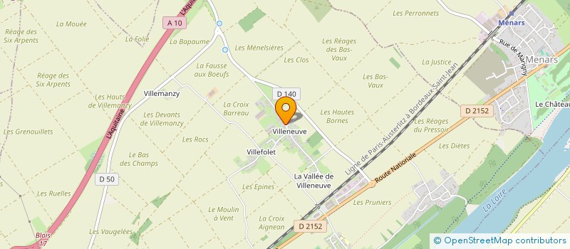 localisation de l'entreprise MADAME GHISLAINE VAUTRIN  SAINT-DENIS-SUR-LOIRE