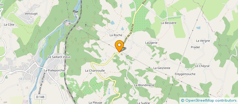 localisation de l'entreprise MADAME GHISLAINE VIALLE à ALLASSAC