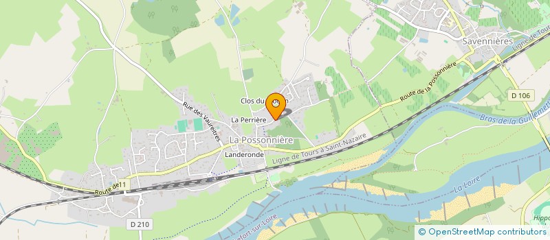 localisation de l'entreprise MADAME GHISLAINE VIGIERE  LA POSSONNIERE