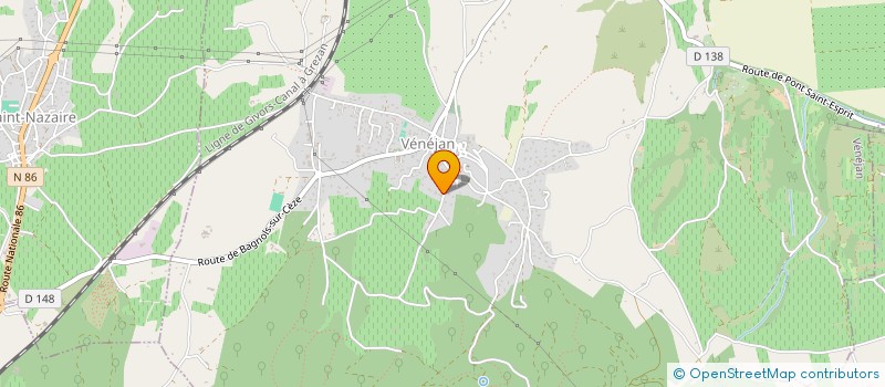 localisation de l'entreprise MADAME GHISLAINE VIGNAL  VENEJAN