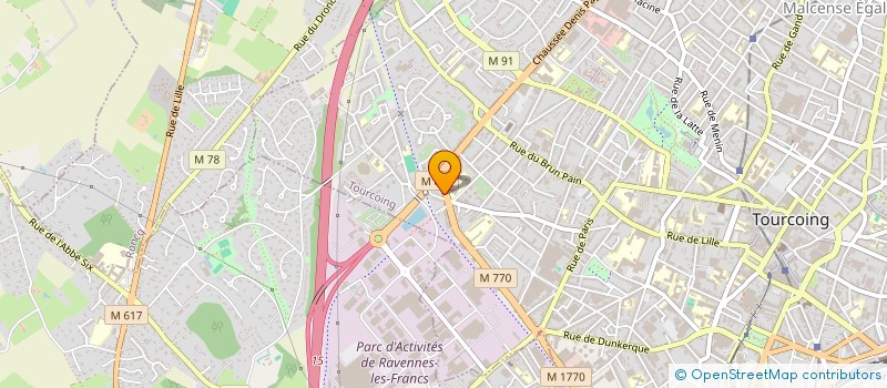 localisation de l'entreprise MADAME GHISLAINE VITIELLO  TOURCOING