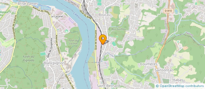 localisation de l'entreprise MADAME GHISLAINE VOHE  BOUCAU