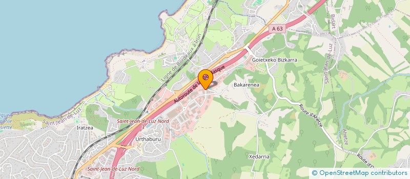 localisation de l'entreprise MADAME GHISLAINE WERSLIPP à SAINT-JEAN-DE-LUZ