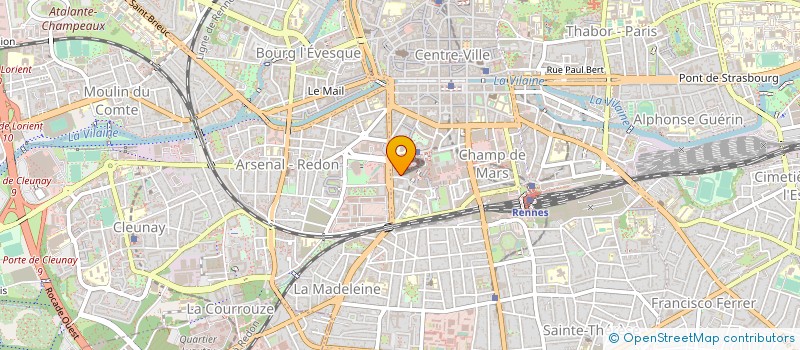 localisation de l'entreprise MADAME GHISLAINE ZACARIAS  RENNES