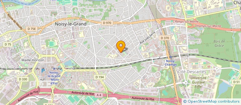 localisation de l'entreprise MADAME GHITA AFFAOUI à NOISY-LE-GRAND
