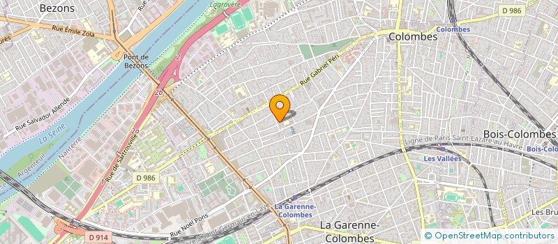 localisation de l'entreprise MADAME GHITA BENNANI à COLOMBES