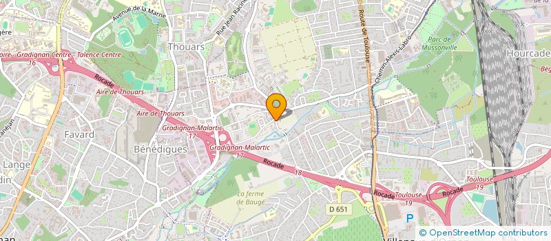 localisation de l'entreprise MADAME GHITA ELHOUSSINI HILAL  VILLENAVE-D'ORNON