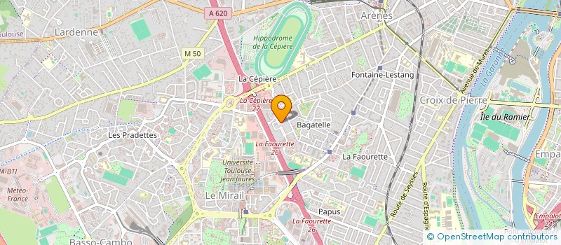 localisation de l'entreprise MADAME GHITA HAJRY  TOULOUSE