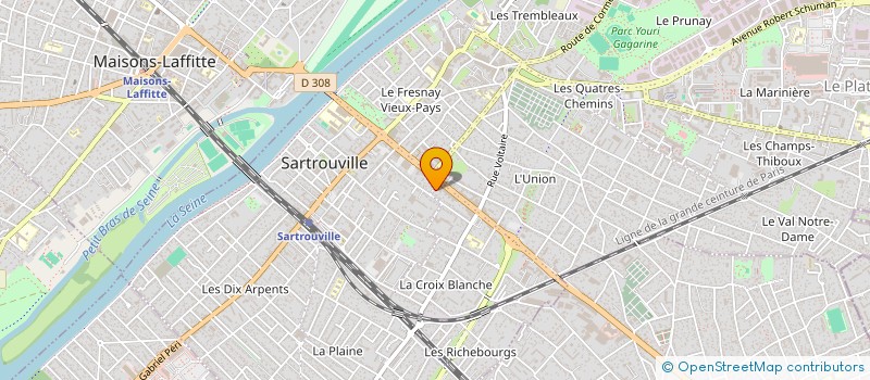 localisation de l'entreprise MADAME GHITA JAOUANE à SARTROUVILLE
