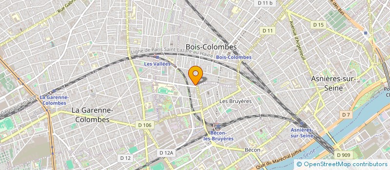 localisation de l'entreprise MADAME GHITA LAHMAM BENANI à BOIS-COLOMBES