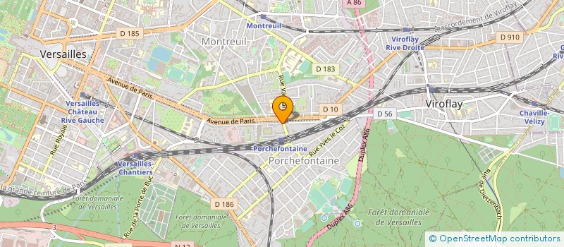 localisation de l'entreprise MADAME GHITA MAMMAR à VERSAILLES