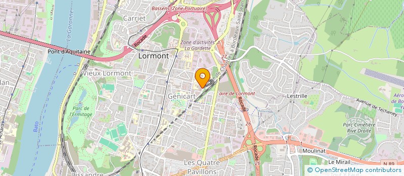 localisation de l'entreprise MADAME GHITA SIF  LORMONT