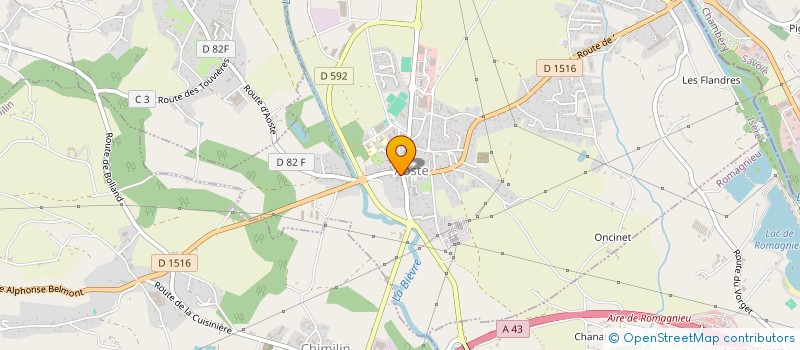 localisation de l'entreprise MADAME GHIZELA PATER  AOSTE