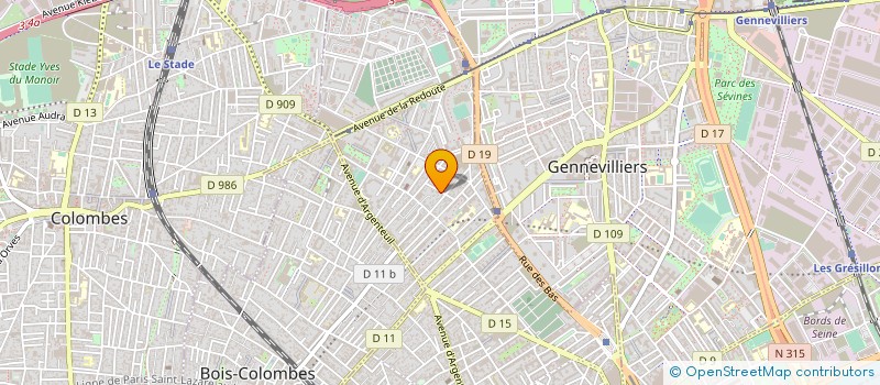 localisation de l'entreprise MADAME GHIZLAINE RAISSOUNI à ASNIERES-SUR-SEINE