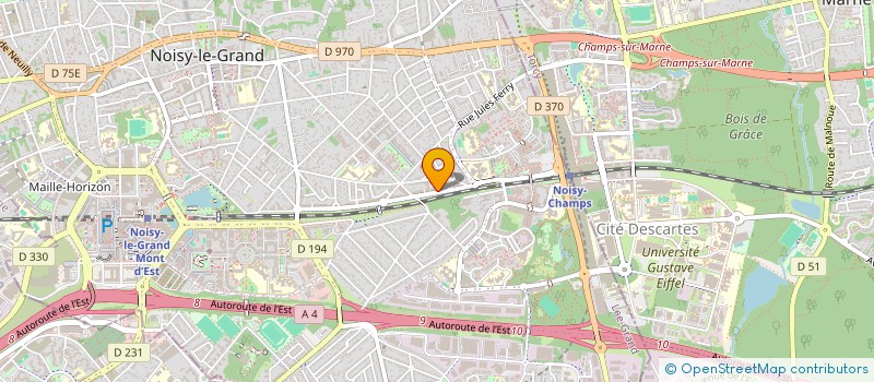 localisation de l'entreprise MADAME GHIZLAINE TAIBI  NOISY-LE-GRAND