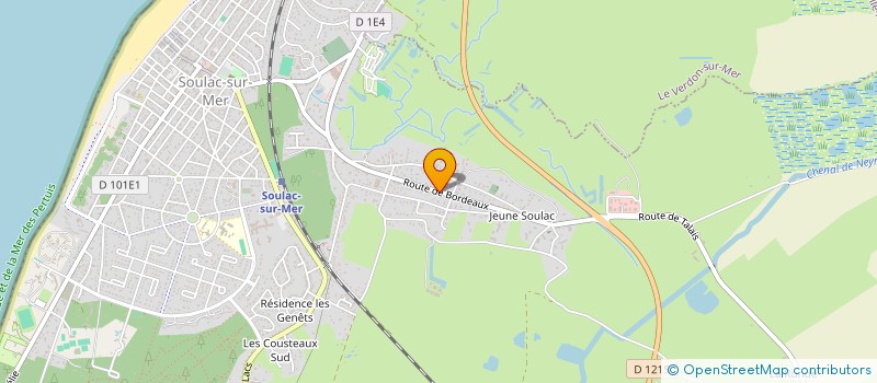 localisation de l'entreprise MADAME GHIZLAN SEKKOUR à SOULAC-SUR-MER
