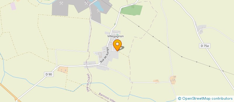 localisation de l'entreprise MADAME GHIZLAN TANESTE  BANNOST-VILLEGAGNON