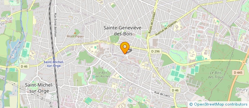 localisation de l'entreprise MADAME GHIZLANE AOUINE à SAINTE-GENEVIEVE-DES-BOIS
