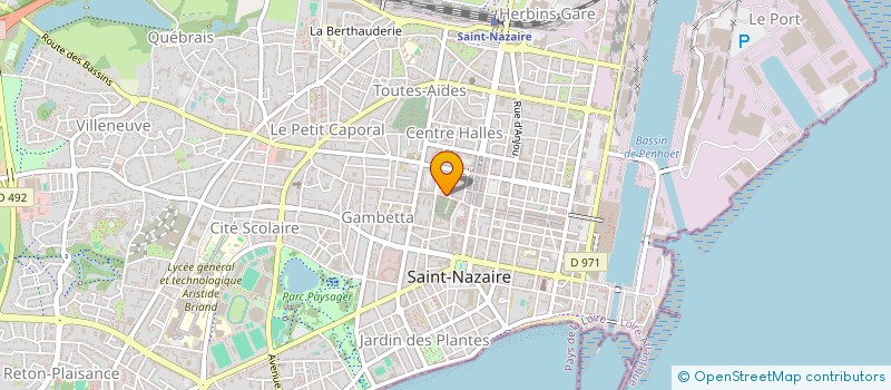 localisation de l'entreprise MADAME GHIZLANE BOUCHIOUA  SAINT-NAZAIRE