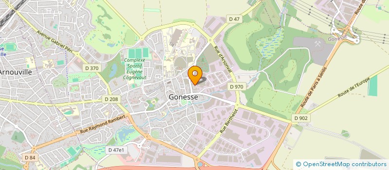 localisation de l'entreprise MADAME GHIZLANE BOUYAFSAKH à GONESSE