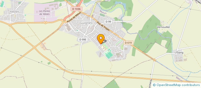 localisation de l'entreprise MADAME GHIZLANE EL AAFIF  GUIGNES