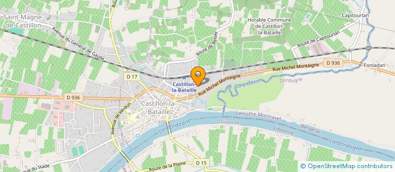 localisation de l'entreprise MADAME GHIZLANE EL HAYANI  CASTILLON-LA-BATAILLE