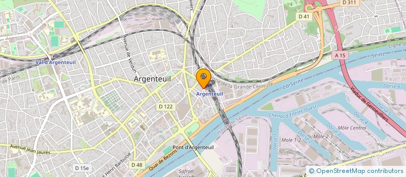 localisation de l'entreprise MADAME GHIZLANE EL OMARI  ARGENTEUIL