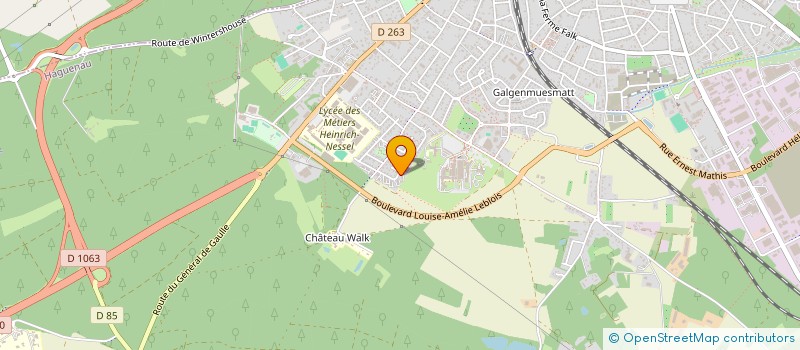 localisation de l'entreprise MADAME GHIZLANE EL-OTMANI  HAGUENAU