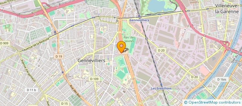 localisation de l'entreprise MADAME GHIZLANE HARMOUCHI à GENNEVILLIERS