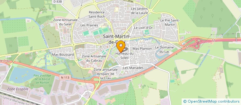 localisation de l'entreprise MADAME GHIZLANE KHOUIDA à SAINT-MARTIN-DE-CRAU