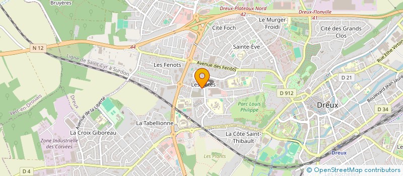 localisation de l'entreprise MADAME GHIZLANE MESBAHI à DREUX