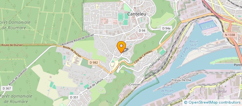 localisation de l'entreprise MADAME GHIZLANE SAGHIR  CANTELEU