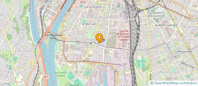 localisation de l'entreprise MADAME GHIZLANNE BOUDHIR  LYON