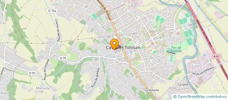localisation de l'entreprise MADAME GHIZLLEN BENDIA à CASTANET-TOLOSAN