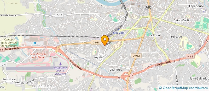 localisation de l'entreprise MADAME GHJULIA ARRIGHI  ALBI