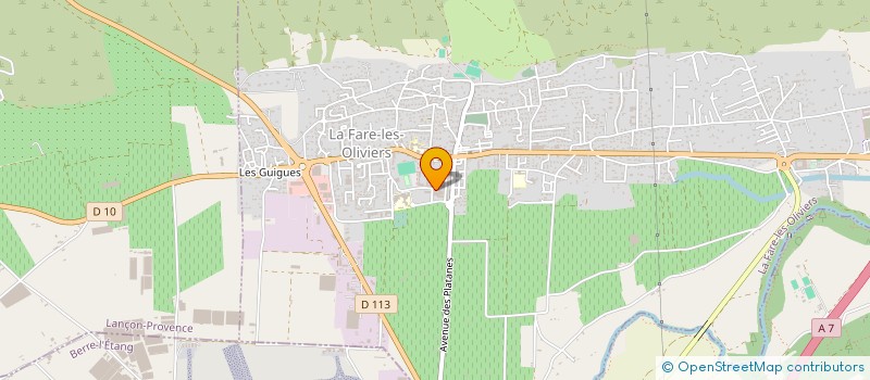 localisation de l'entreprise MADAME GHOFRAN FEGUIRI  LA FARE-LES-OLIVIERS