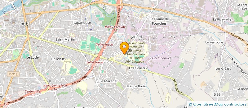 localisation de l'entreprise MADAME GHOFRANE DAABAK à ALBI