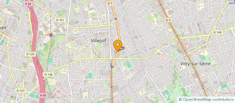 localisation de l'entreprise MADAME GHOFRANE DRISS  VILLEJUIF