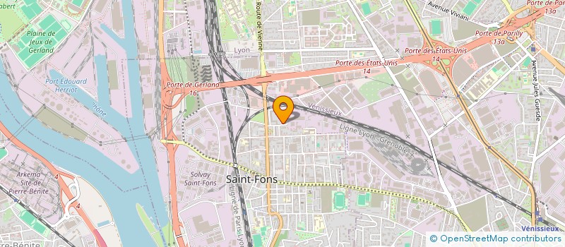 localisation de l'entreprise MADAME GHOFRANE KHEZAMI  SAINT-FONS