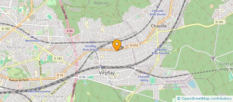 localisation de l'entreprise MADAME GHOSTINE SALEH  VIROFLAY