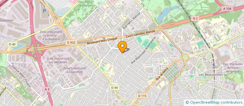localisation de l'entreprise MADAME GHOZLANE MEDDOUR à AULNAY-SOUS-BOIS