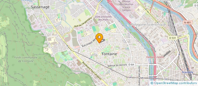 localisation de l'entreprise MADAME GHOZLENE REBAYA  FONTAINE