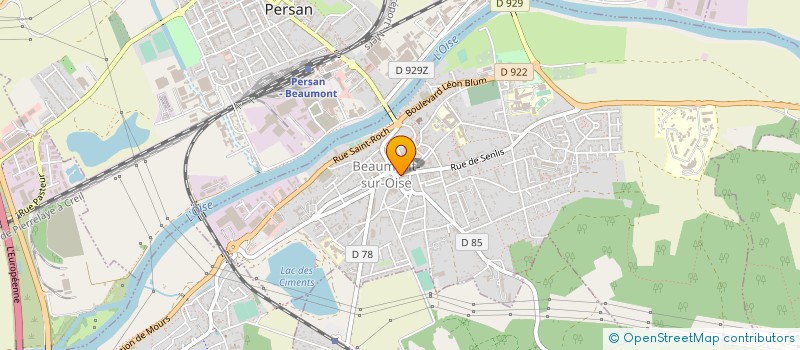 localisation de l'entreprise MADAME GHYSLAINE BODIN à BEAUMONT-SUR-OISE