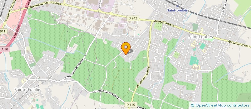 localisation de l'entreprise MADAME GHYSLAINE CHICHET  SAINT-LOUBES